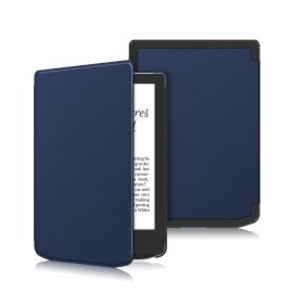 LEATHER Klapphülle für PocketBook Verse Pro blau