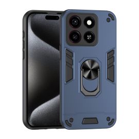 CAMPROTECT Hülle mit Halterung für ZTE Blade A35 blau
