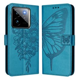 ART BUTTERFLY Wallet Cover für Realme GT 7 Pro 5G blau