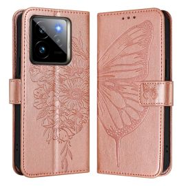 ART BUTTERFLY Geldbörsenhülle für Realme GT 7 Pro 5G rosa