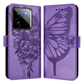 ART BUTTERFLY Brieftaschenhülle für Realme GT 7 Pro 5G lila
