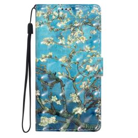 ART Wallet-Hülle für Motorola Edge 50 APRICOT FLOWER