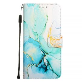 ART MARBLE Brieftaschenhülle für Blackview Farbe 8 GREEN