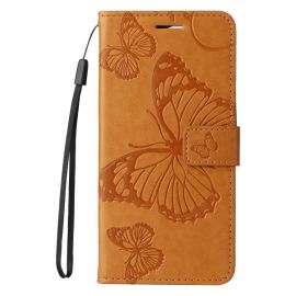 ART BUTTERFLY Wallet Cover für Motorola Edge 50 Neo gelb