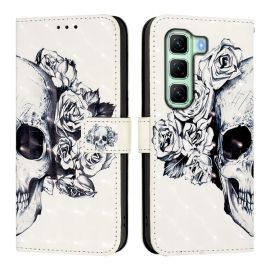 ART Geldbörsenhülle für Infinix Hot 50 SKULL