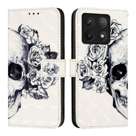 ART Geldbörsenhülle für Xiaomi 14T Pro SKULL