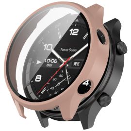 PC FULL COVER Kunststoffabdeckung mit Glas für OnePlus Watch 2R rosa