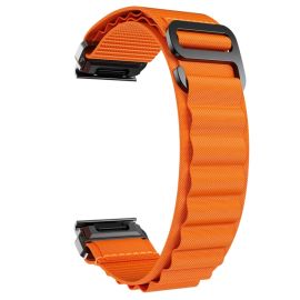 PROTEMIO Alpenzug QuickFit Armband für Garmin - Breite 22mm orange