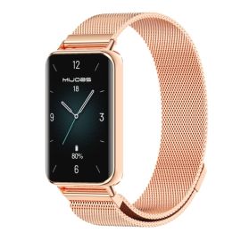 MIJOBS MILANESE Metallarmband für Honor Band 9 rosa