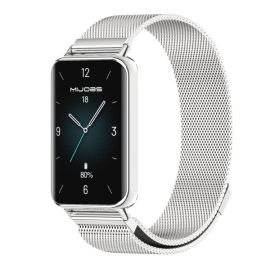 MIJOBS MILANESE Metallarmband für Honor Band 9 Silber