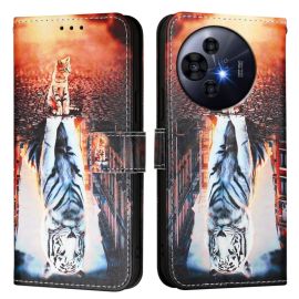 ART Wallet Cover für TCL 50 Pro NxtPaper CAT TIGER
