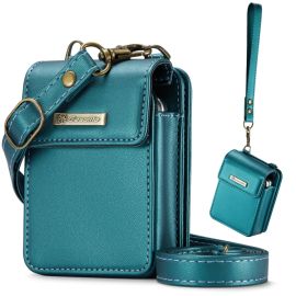 CASEME MINI Wallet Case mit Band für Serie Motorola Razr grün