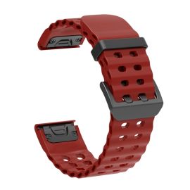 OCEAN Universal QuickFit Armband für Garmin – Breite 22 mm rot