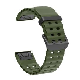 OCEAN Universal QuickFit Armband für Garmin – Breite 22 mm, Dunkelgrün
