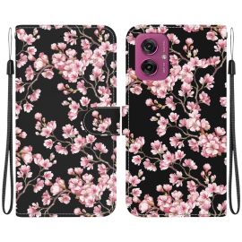 ART Geldbörsenhülle für Motorola Moto G55 5G PLUM BLOSSOM