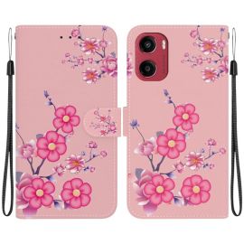 ART Geldbörsenhülle für Motorola Moto G05 / Moto E15 CHERRY BLOSSOM