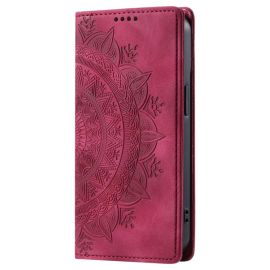 ART MANDALA Wallet Cover für Motorola Moto G05 / Moto E15 rot