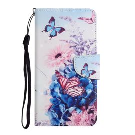 ART Brieftaschen-Hülle für Samsung Galaxy A06 PURPLE BUTTERFLY