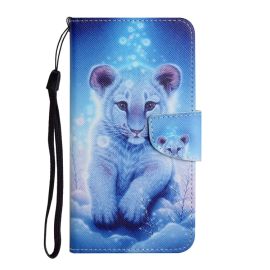 ART Wallet Case für Samsung Galaxy A06 SNOW LEOPARD