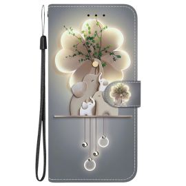 ART Brieftaschenhülle für Infinix Hot 50 5G ELEFANTEN