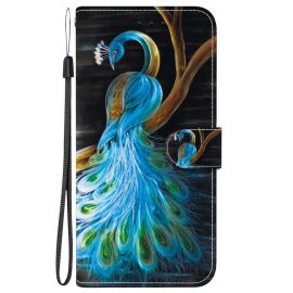 ART Brieftaschenhülle für Infinix Hot 50 5G PEACOCK