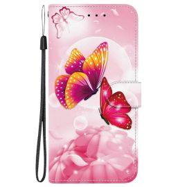 ART Geldbörsenhülle für Infinix Hot 50 5G PINK BUTTERFLIES