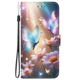 ART Brieftaschenhülle für Infinix Hot 50 5G BUTTERFLY FLOWER