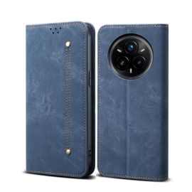 DENIM Wallet Hülle für Realme 14 Pro 5G blau
