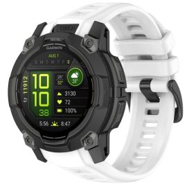 SILICONE Wechselarmband für Garmin Instinct 3 50mm weiß