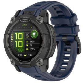 SILICONE Wechselarmband für Garmin Instinct 3 50mm dunkelblau
