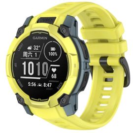 SILICONE Wechselarmband für Garmin Instinct 3 50mm gelb