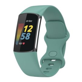 SILICONE Wechselarmband für Fitbit Charge 6 / Charge 5 grün