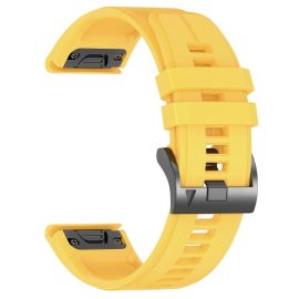 SILICONE Wechselarmband QuickFit für Garmin - Breite 22mm gelb