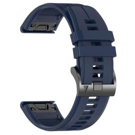 SILICONE Ersatzarmband QuickFit für Garmin - Breite 22mm dunkelblau