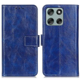 RETRO Wallet Case Motorola Moto G86 Power blau