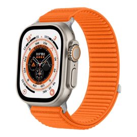 xDfind NYLON Ersatzarmband für Apple Watch 44 / 45 / 46 / 49mm orange