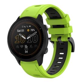 SPORTY Wechsel-Silikonarmband Garmin Forerunner 955 LIME GREEN-BLACK