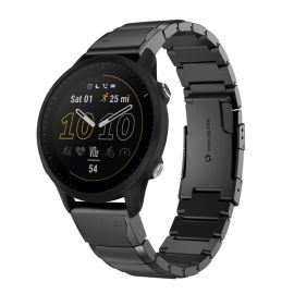 ARMOUR QuickFit Metallarmband für Garmin Forerunner 955 Schwarz