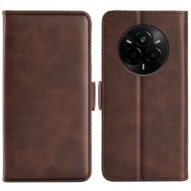 SIDE Wallet Case für Realme 14 Pro 5G dunkelbraun