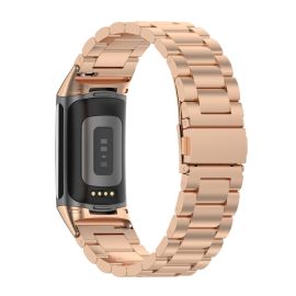 CLASSIC Metallarmband für Fitbit Charge 6 ROSÉGOLD