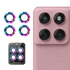 ENKAY ALU Glas für Kamera Motorola Edge 60 / Edge 60 Fusion COLORFUL