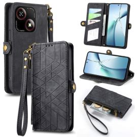 GEOM Wallet Case für ZTE Blade A35e Schwarz