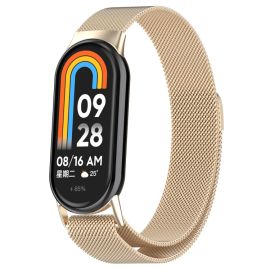 MILANESE Metallarmband für Xiaomi Smart Band 10 / 9 / 8 CHAMPAGNE