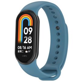 SILICONE Austauschbares Armband für Xiaomi Smart Band 9 blau