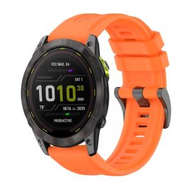 SILICONE Wechselarmband für Garmin Enduro 3 orange