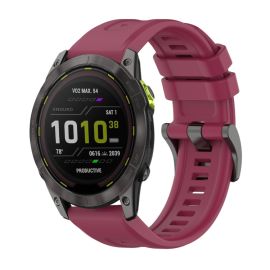 SILICONE Wechselarmband für Garmin Enduro 3 bordeaux