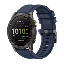 SILICONE Wechselarmband für Garmin Enduro 3 dunkelblau