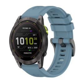 SILICONE Wechselarmband für Garmin Enduro 3 blau