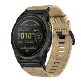 CANVAS Wechselarmband für Garmin Enduro 3 hellbraun
