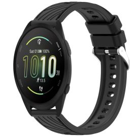 PRINTY Silikonarmband für Garmin Forerunner 165 schwarz